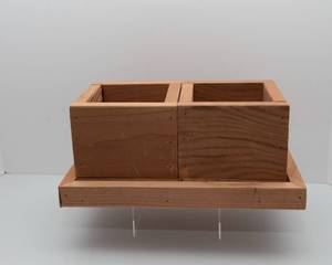 lot 117 image: Three-Piece Holder for Utensils