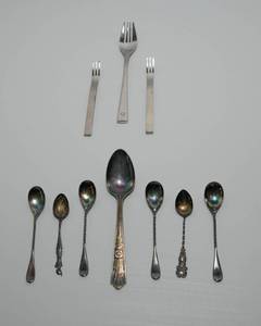 lot 122 image: Relish Forks and Spoons