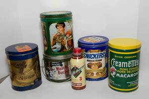 lot 125 image: Tin Containers