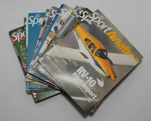 lot 167 image: Sport Aviation Magazines from 2011-2012