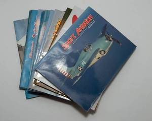 lot 176 image: Sport Aviation Magazines from 1990-1994
