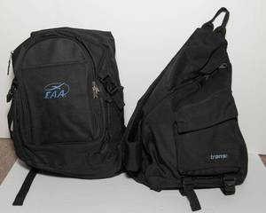 lot 189 image: Two Black Backpacks