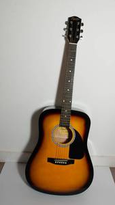 lot 195 image: Squire Fender Acoustic Guitar with Accessories