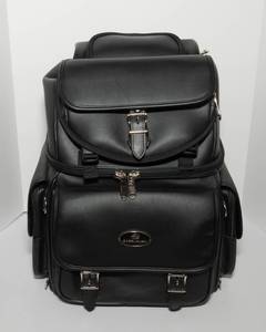 lot 200 image: Saddlemen BR3400 Sissy Bar Bag Leather Motorcycle Bag