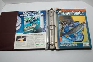 lot 205 image: Musky Hunter Magazines from August 1994 - July 1996