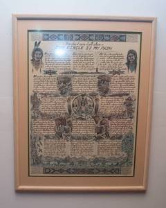 lot 198 image: The Circle is My Path Native American Artwork