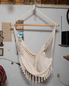 lot 213 image: Hanging Porch Swing
