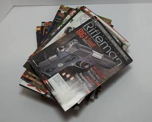 lot 201 image: American Rifleman Magazines from September 2005 - February 2008