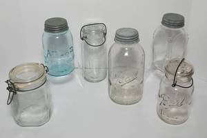 lot 159 image: Glass Jars and Canisters