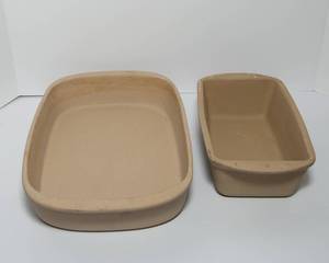 lot 162 image: The Pampered Chef Heritage Stoneware Collection Casserole Dish and Loaf Dish