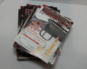 lot 193 image: American Rifleman Magazines from November 2010 - August 2013