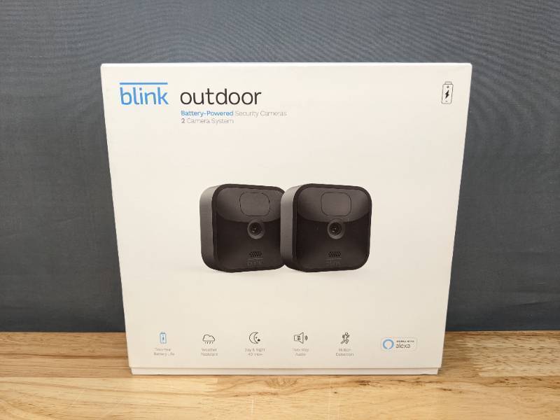 lot 11A image: Brand New Blink Outdoor 2 HD Camera System (3rd Gen), Sync Module Wireless Type Security Cameras $148.99 Retail Y