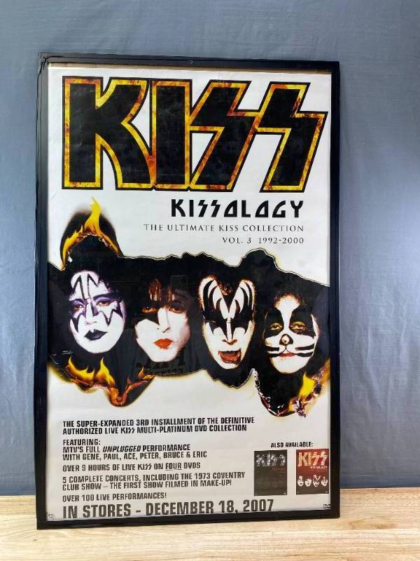 lot 209 image: 24 x 37 KISS Poster Kissology Vol 3 Promo K