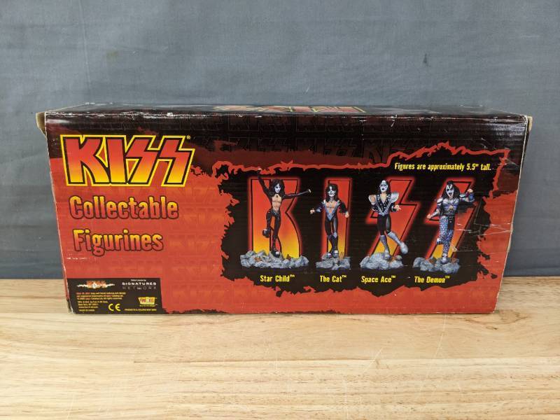 lot 68 image: Set of 4 KISS Collectable Figurines K