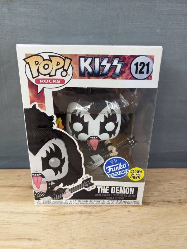 lot 88 image: Funko Pop KISS The Demon #121 Figurine K