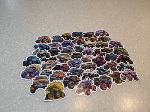 lot 404 image: 50 Total Brand New Minster Truck Stickers P