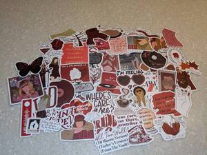 lot 413 image: 50 Total Brand New Taylor Swift Stickers P