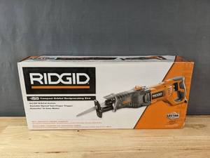 lot 28 image: Brand New Rigid Fuego 10 Amp Corded Orbital Reciprocating Saw $119 Retail N