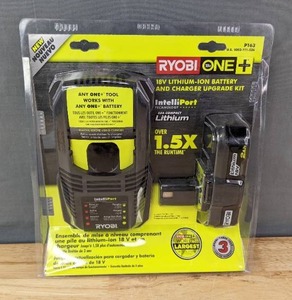 lot 33D image: Brand New Ryobi One Plus 18V Lithium 2.0Ah Compact Battery and Charger Upgrade Kit N