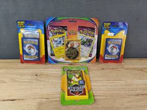 lot 18 image: Brand New Pokemon Trading Card Game Packs Thundurus, Landorus and Tornadus Blister Pack, 3 Mystery Packs I