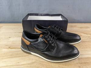 lot 101 image: New Mens Bruno Marc Casual Dress Oxford Shoes in Black Size 11W N