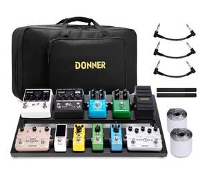 lot 81 image: New Donner Guitar Pedal Board Case DB-3 Aluminum Pedalboard 20x 11.4x 4 with Bag $89.99 Retail B