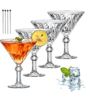 lot 125 image: Brand New PTSTING 4pcs 10oz Cocktail Glasses Set B