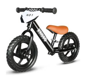 lot 79 image: New KRIDDO Toddler Balance Bike Black $99.99 Retail B