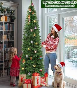 lot 139 image: New TURNMEON Pencil Christmas Tree Decoration 7Ft B