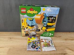 lot 74F image: Brand New LEGO DUPLO Town Truck & Tracked Excavator Construction Vehicle & 2 Lego Minifigures Muppets B