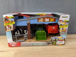 lot 149F image: Brand New Dickie Toys Farm Station with Light & Sound Kids Playset B