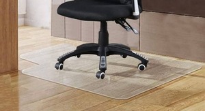 lot 228 image: New GwichomoTransparent Office Chair Floor Mat 48x 36 B