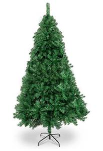 lot 243B image: New Bonnlo Upgraded Full 7 Feet Unlit Artificial Full 1100 Tips Branches Christmas Pine Tree B