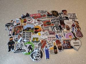 lot 427 image: 50 Total Brand New Sitcom Letter Kenny Stickers P