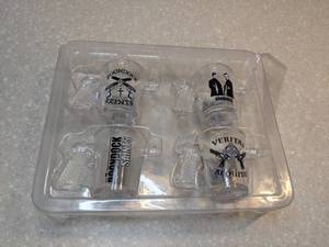 lot 428 image: Four New Glass Shot Glasses The Boondock Saints P