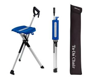 lot 188F image: Brand New Ta-Da Chair Series 2 Portable Walking Stick Cane with Seat $149 Retail B