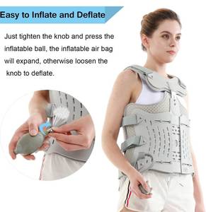 lot 625 image: TLSO Inflatable Thoracolumbar Fixed Back Spinal Brace $124.99 Retail B