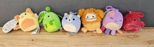 lot 37A image: 6 Brand New Squishmallows - Meghan, Barella, Shasta, Beula, Sol and Trenton $50 Retail W