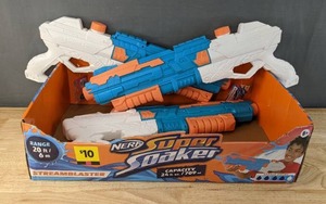 lot 179F image: 3 Brand New Nerf Super Soaker Stream Blasters $30 Retail N