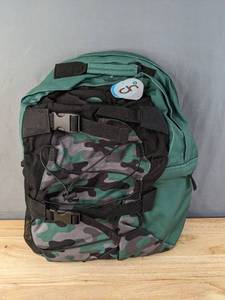 lot 89G image: Brand New Choco Mocha Green Camo Backpack N