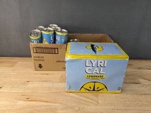 lot 25 image: 22 Brand New Lyrical Lemonade 12oz Cans Rare N