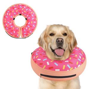 lot 170F image: New Supet Inflatable Dog Neck Donut Collar Alternative After Surgery Size Large N