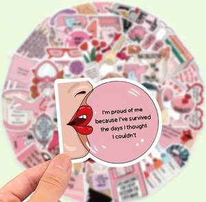 lot 69C image: 50 Brand New Inspirational and Motivational Stickers N
