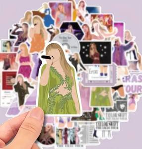 lot 13C image: 50 Brand New Taylor Swift Stickers N