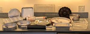 lot 69 image: Large Variety of Baking Pans and More