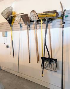 lot 71 image: Assorted Shovels and Yard Tools
