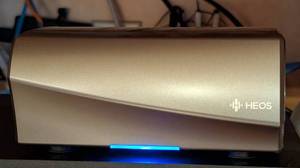 lot 54 image: Denon HEOS HS2 Silver Wireless Pre-Amplifier