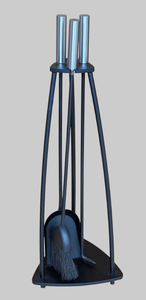 lot 10 image: Design Within Reach Modernist Fireplace Tool Set