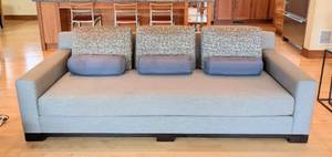 lot 6 image: Christian Liaigre for Holly Hunt Custom Upholstered Ocean Sofa