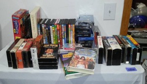 lot 313 image: Large Lot Of DVDs, VHS, Games, Movies.